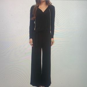 MICHAEL Michael Kors Black Wide-Leg Jumpsuit